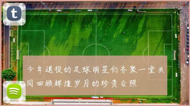 今年退役的足球明星们齐聚一堂共同回顾辉煌岁月的珍贵合照