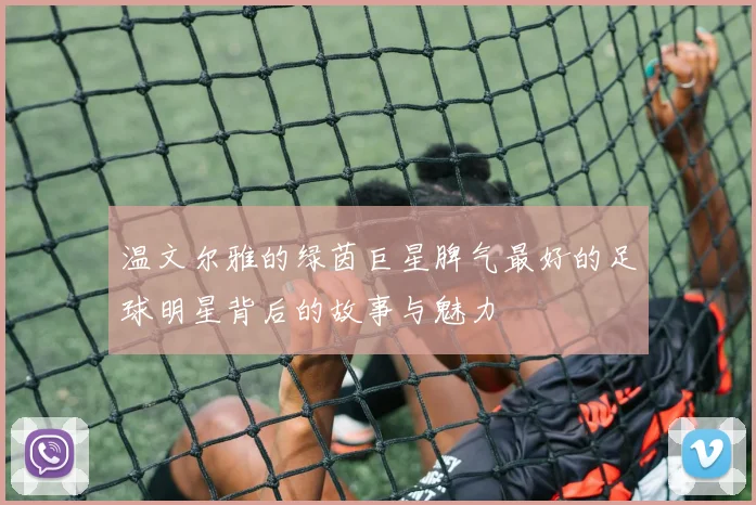 温文尔雅的绿茵巨星脾气最好的足球明星背后的故事与魅力